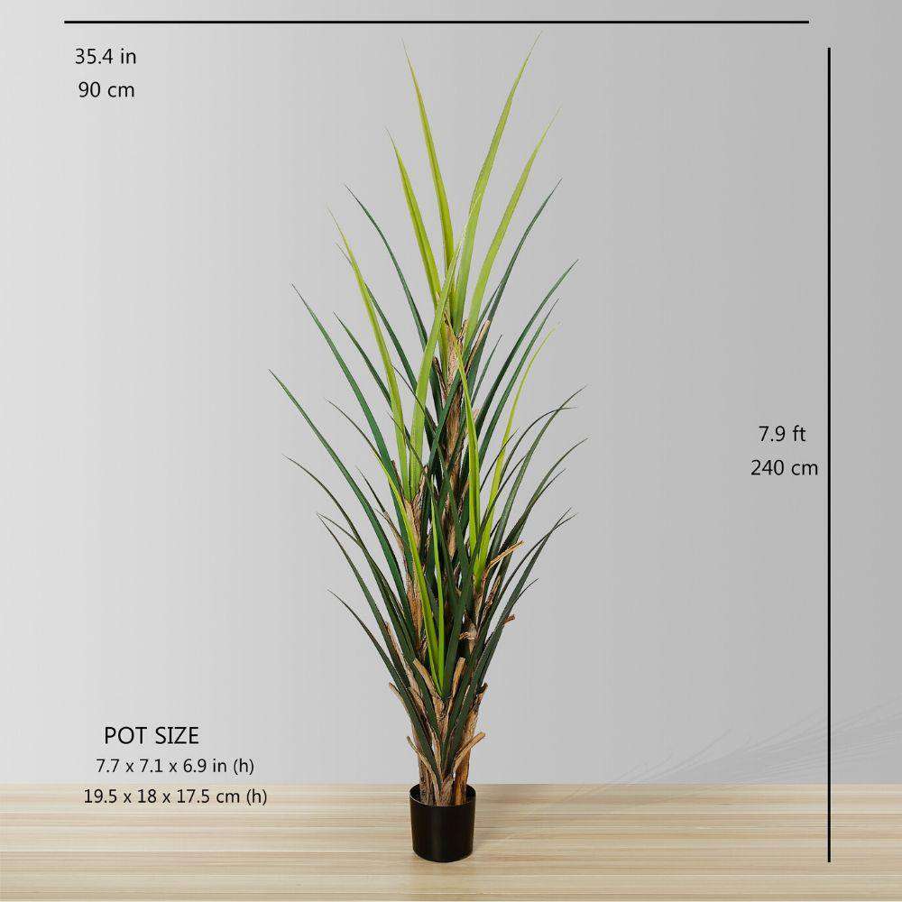 Ralu Aloe Artificial Tree Potted Plant (Multiple Sizes)