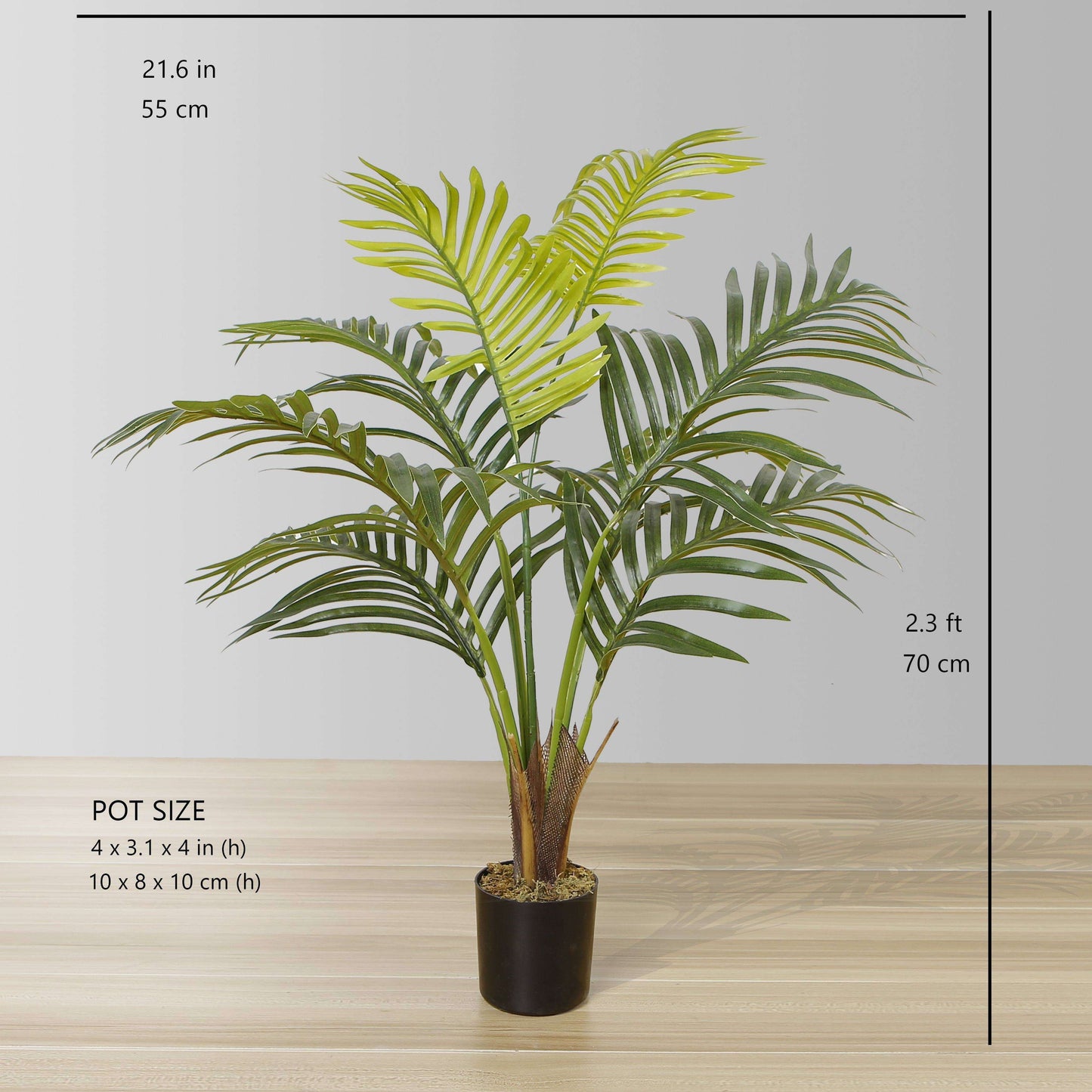 Xelo Artificial Hawaii Kwai Palm Tree Potted Plant (Multiple Sizes)