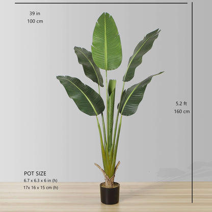 Luca Artificial Bird Of Paradise Potted Plant (Multiple Sizes)