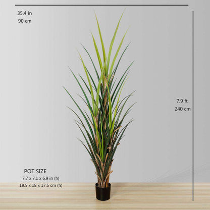 Ralu Aloe Artificial Tree Potted Plant (Multiple Sizes)