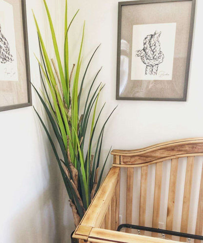 Ralu Aloe Artificial Tree Potted Plant (Multiple Sizes)