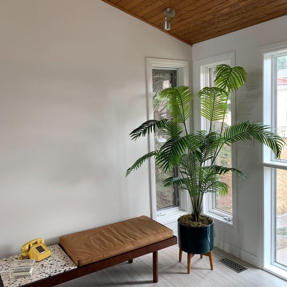 Xela Artificial Hawaii Kwai Palm Tree Potted Plant (Multiple Sizes)