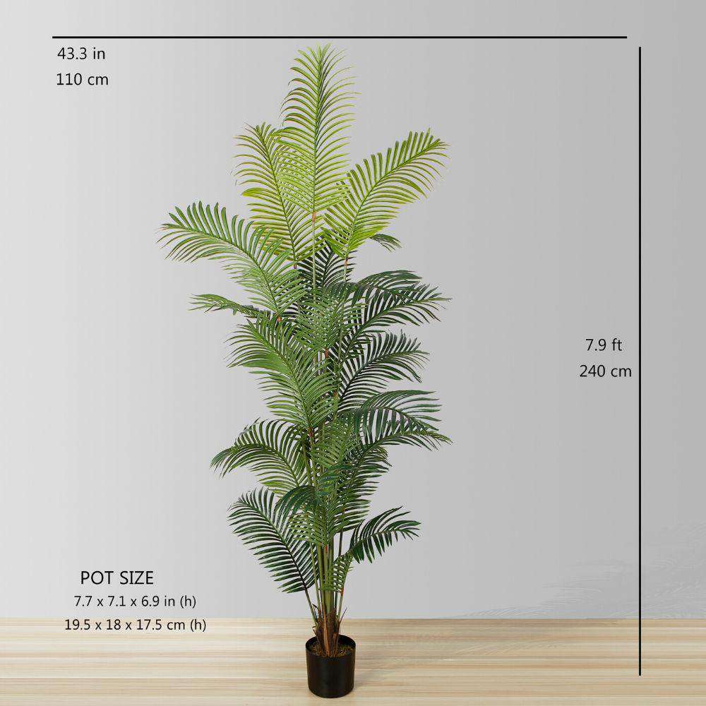 Xela Artificial Hawaii Kwai Palm Tree Potted Plant (Multiple Sizes)