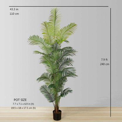Xela Artificial Hawaii Kwai Palm Tree Potted Plant (Multiple Sizes)