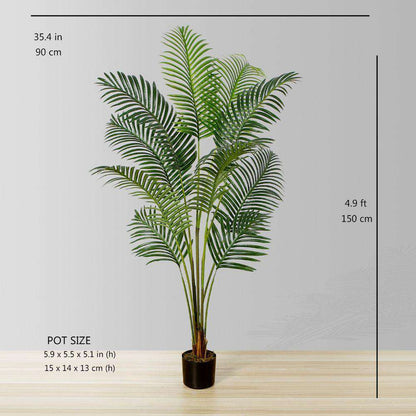 Xelo Artificial Hawaii Kwai Palm Tree Potted Plant (Multiple Sizes)