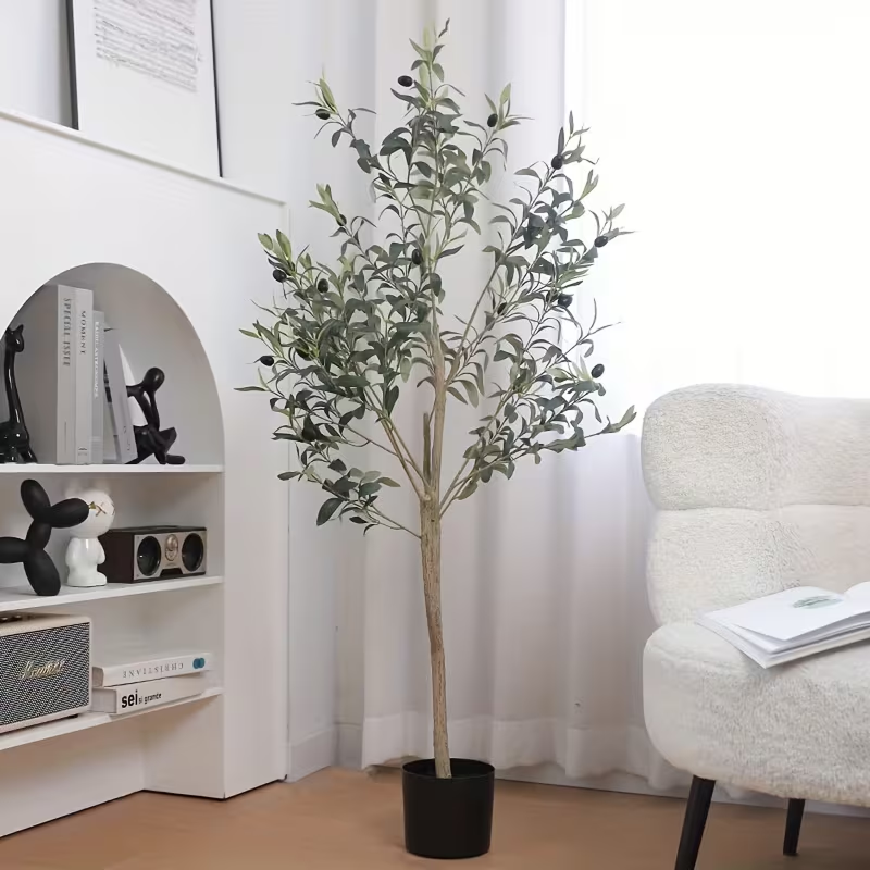 空間を格上げする究極のインテリア：手入れ不要のリアル人工オリーブの木