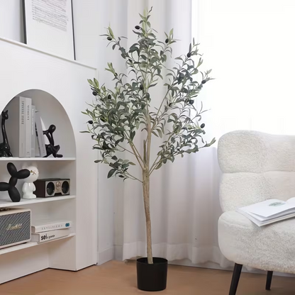 空間を格上げする究極のインテリア：手入れ不要のリアル人工オリーブの木