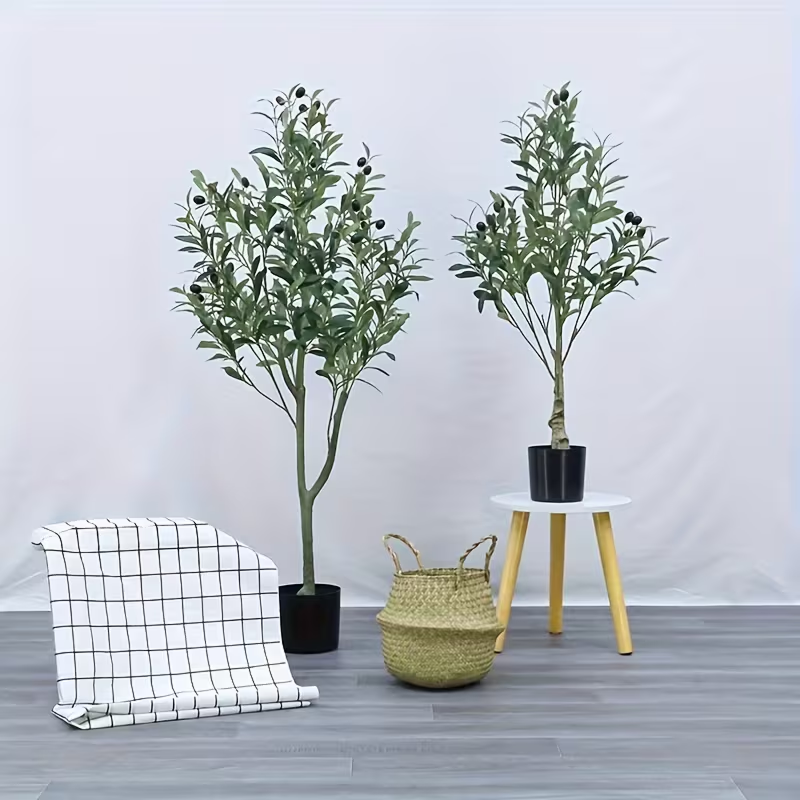 空間を格上げする究極のインテリア：手入れ不要のリアル人工オリーブの木