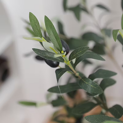 空間を格上げする究極のインテリア：手入れ不要のリアル人工オリーブの木